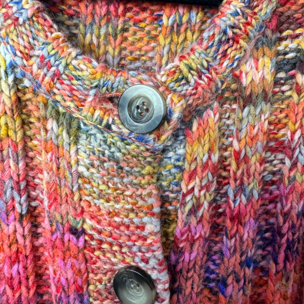 Sundance Pinebrook Multi-Colored Button Down Wool… - image 4